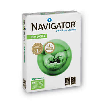 Navigator® Eco-logical Paper, 97 Bright, 18 Lb, 8.5 X 11, Bright White, 500 Sheets-ream, 10 Reams-carton freeshipping - TVN Wholesale